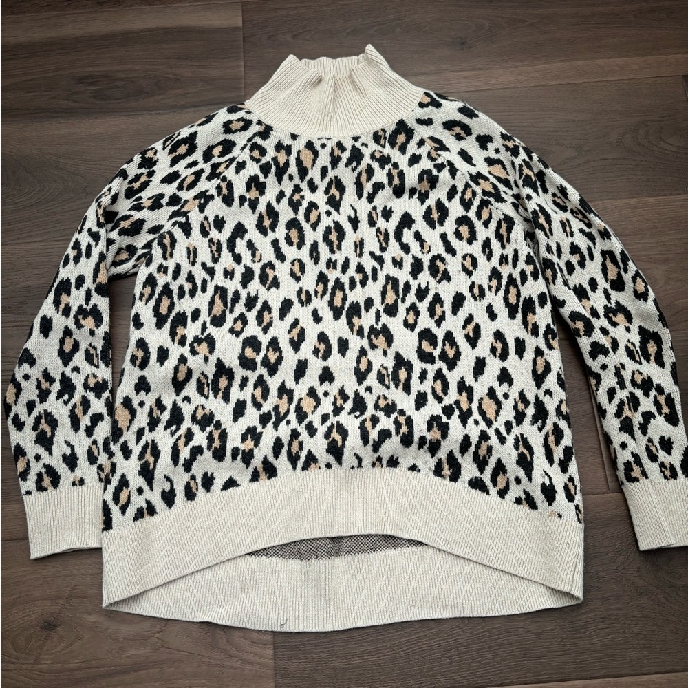Ann Taylor LOFT Leopard Sweater